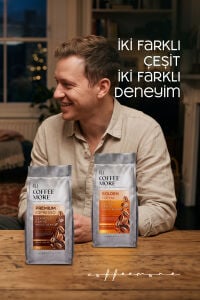 Coffee More Premium Espresso Çekirdek Kahve 250 gr x 4 Adet