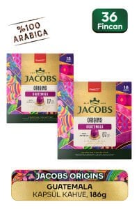 Jacobs Origins Guatemala Nespresso Uyumlu Alüminyum Kapsül Kahve 36 Kapsül