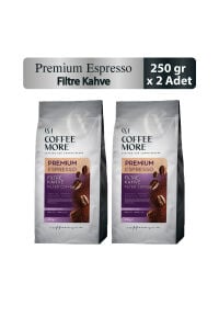 Coffee More Premium Espresso Filtre Kahve 250 gr x 2 Adet