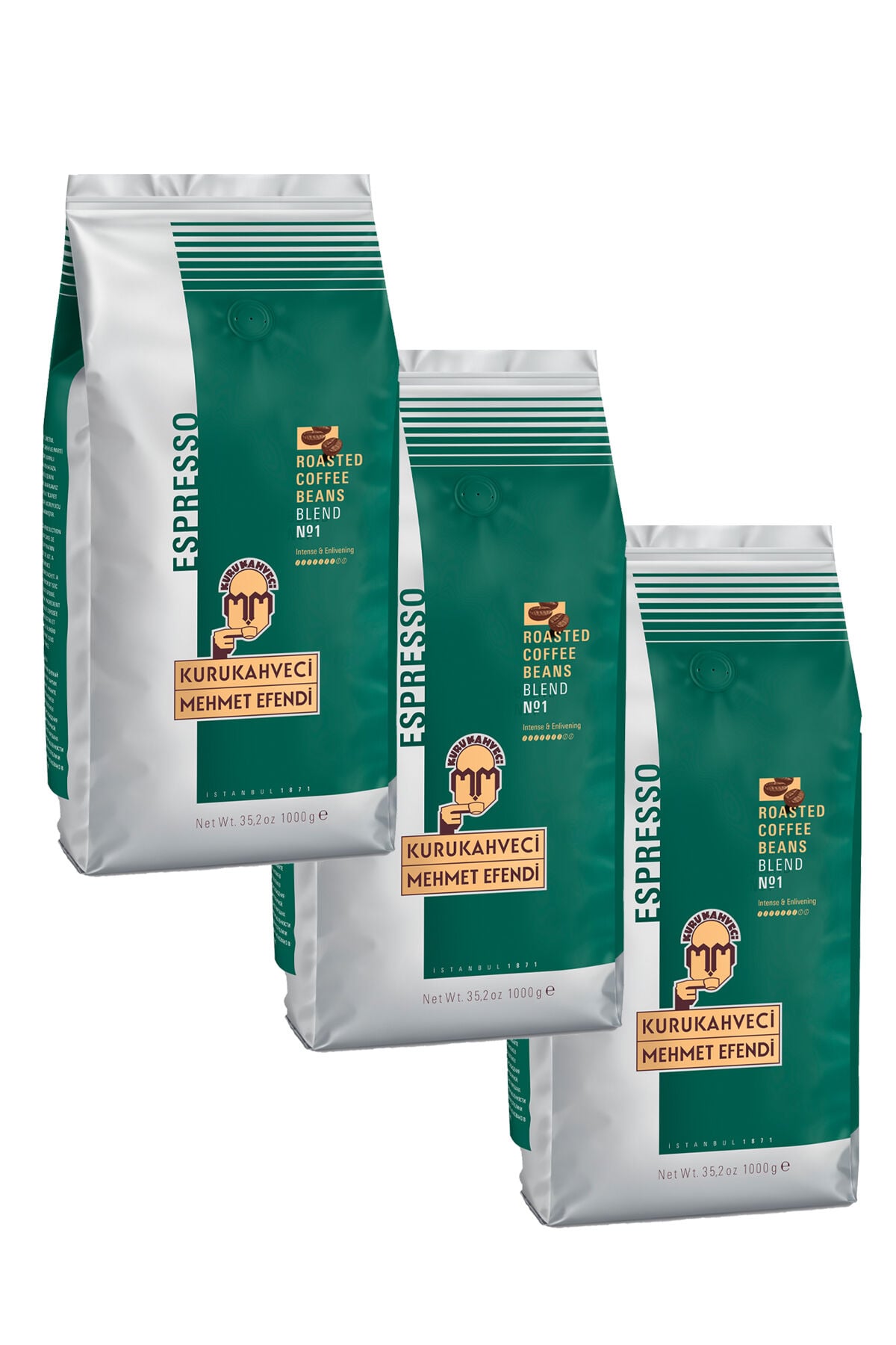 Mehmet Efendi Caffe Espresso 1000 gr x 3