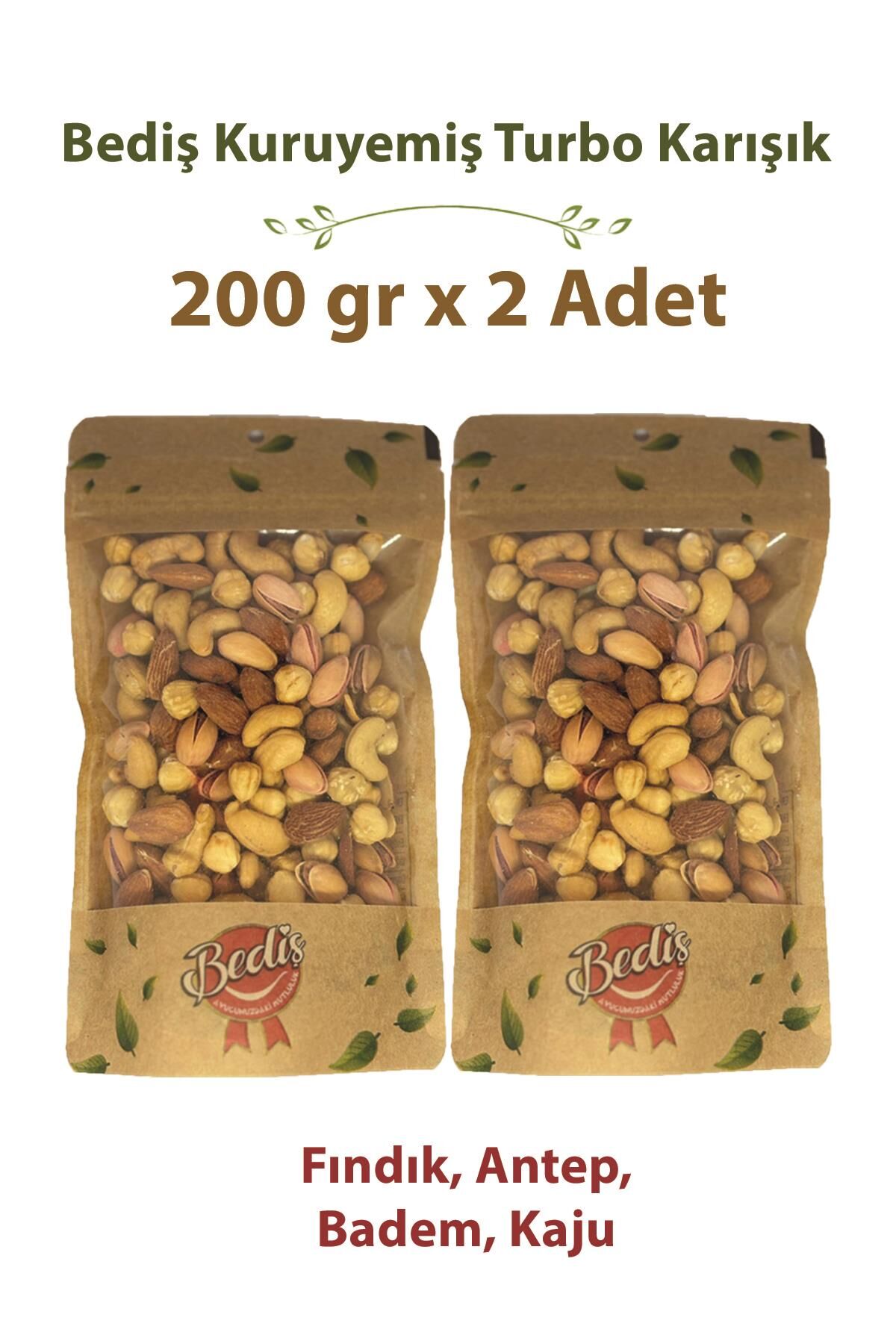 Bediş Naturel Turbo Karışık 200 gr x 2 Adet