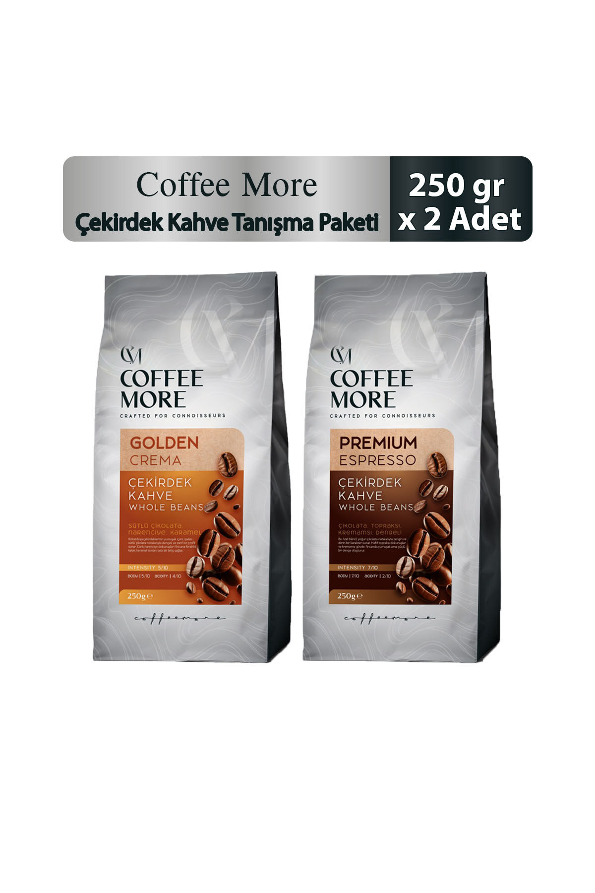Coffee More Çekirdek Kahve Tanışma Paketi 250 gr x 2 Adet