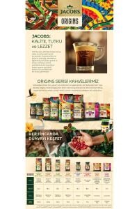 Jacobs Origins Guatemala + Origins Colombia Nespresso Uyumlu Alüminyum Kapsül Kahve 36 Kapsül