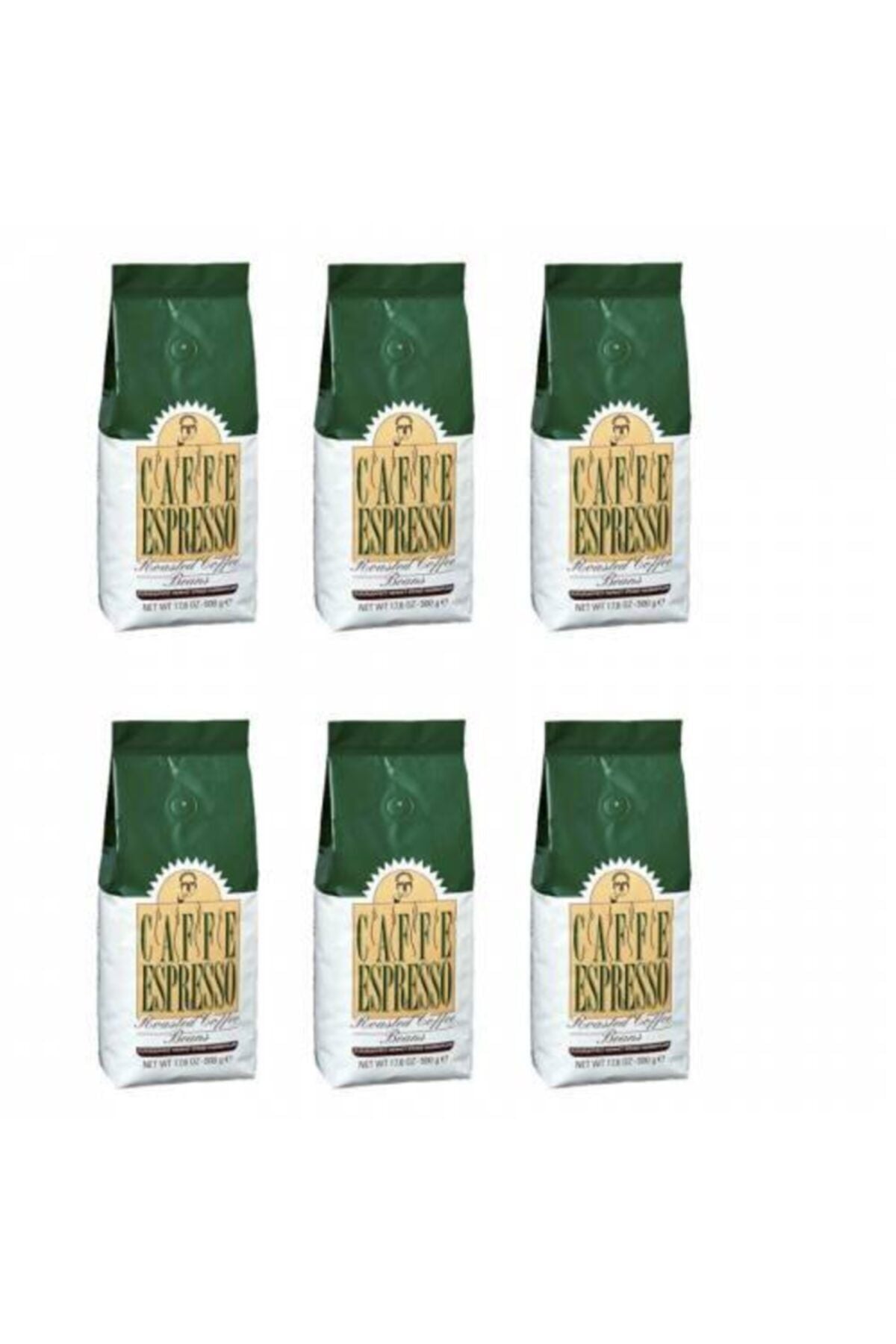 6 Adet Espresso Kavrulmuş Çekirdek 1000 Gr