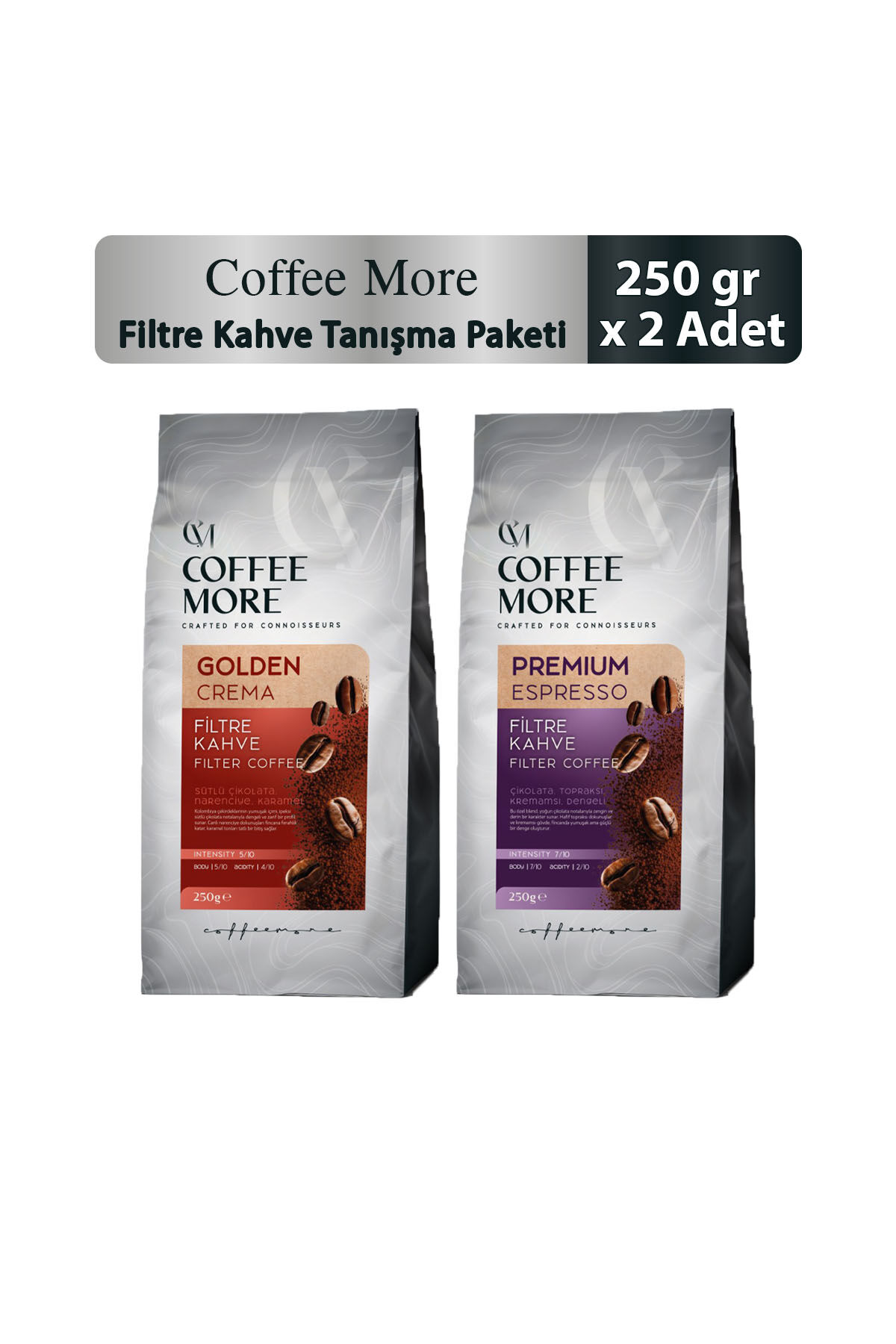 Coffee More Filtre Kahve Tanışma Paketi 250 gr x 2 Adet