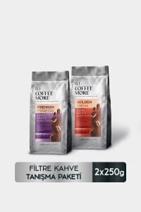 Coffee More Filtre Kahve Tanışma Paketi 250 gr x 2 Adet