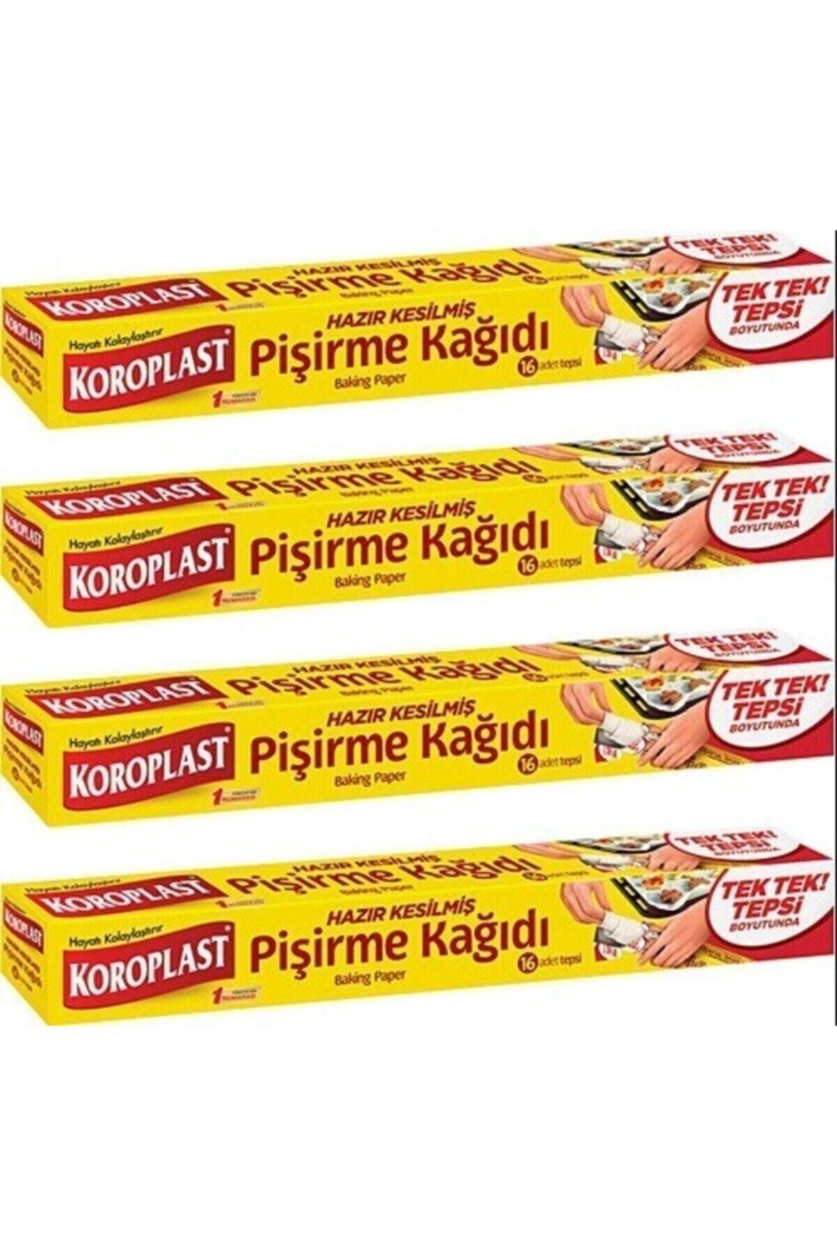 Hazır Kesilmiş Pişirme Kağıdı 16 Yaprak 4 Adet