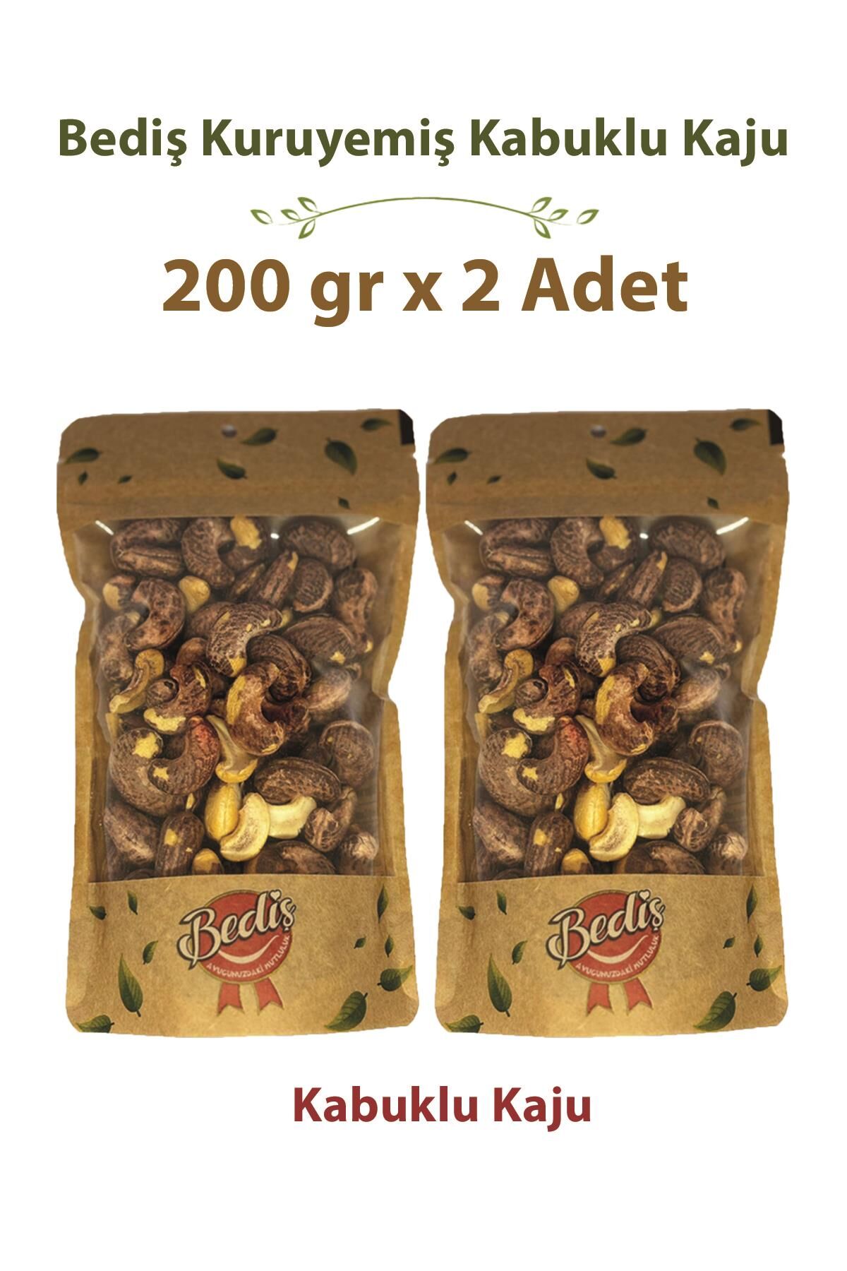 Bediş Naturel Zarlı Kaju 200 gr x 2 Adet