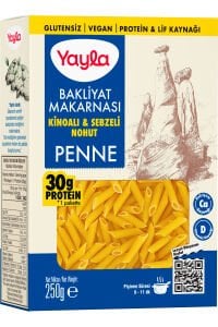 YAYLA GLUTENSİZ BAKLİYAT MAKARNASI KİNOALI&SEBZELİ NOHUT 250 GR