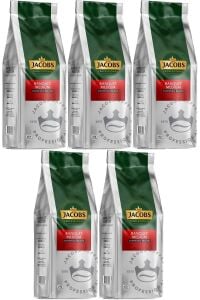 Jacobs Banquet Medium Espresso Beans Çekirdek Kahve 1000 gr x 5 Paket