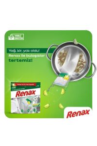 Renax Bulaşık Makinesi Kapsülü Hepsi Bir Arada 33 Lü X 6 Adet