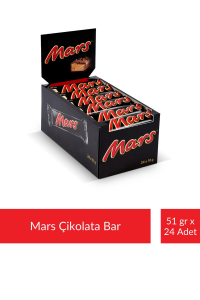 Mars Çikolata Bar 51 gr x 24 Adet