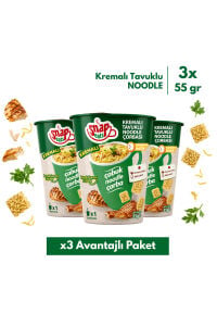 SNAPEATS BARDAKTA KREMALI TAVUKLU NOODLE ÇORBASI 55G >x3