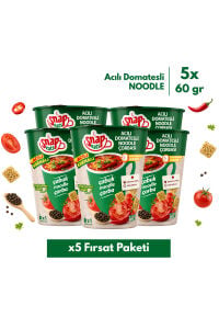 SNAPEATS BARDAKTA ACILI DOMATESLİ NOODLE ÇORBASI 60G >x5