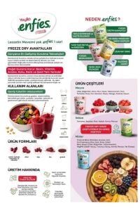 Yayla Enfies Freeze Dried Çıtır Meyve Paketi - 100% Doğal Katkısız Vegan Atıştırmalık Seti