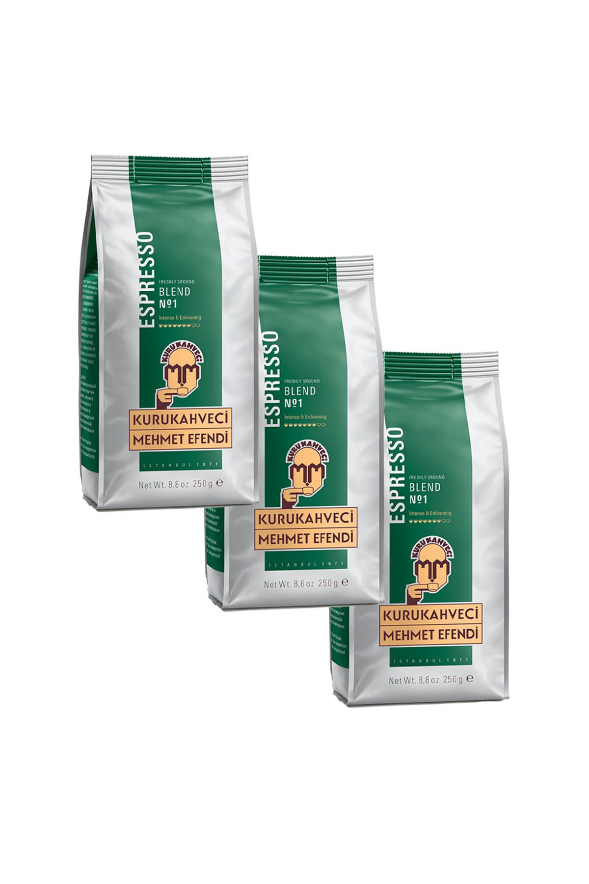 Espresso 250 g 3'lü Set