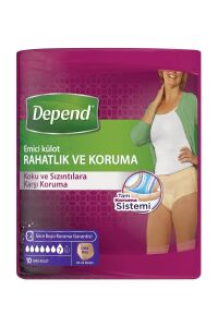 Emici Külot Kadın Hasta Bezi Orta Boy 10'lu