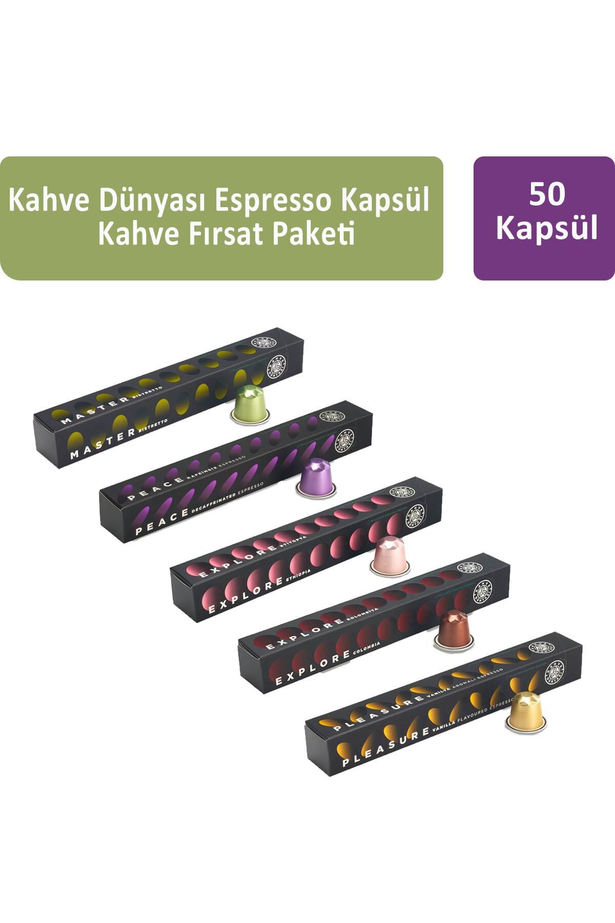 Kahve Dünyası Espresso Kapsül Fırsat Paketi 50 Kapsül