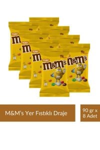 M&M's Yer Fıstıklı Draje 90 gr x 8 Adet