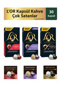 L'OR - Kapsül Kahve Çok Satanlar 10 x 3 Paket