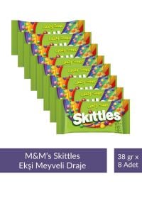 Skittles Ekşi Meyveli Draje 38 gr x 8 Adet