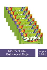 Skittles Ekşi Meyveli Draje 38 gr x 8 Adet