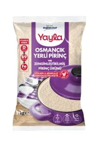 Yayla 1 kg Osmancık Yerli Pirinç - Vitamin & Mineralce Zenginleştirilmiş