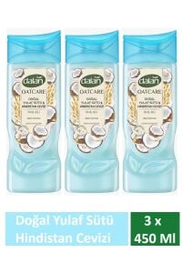Dalan Duş Jeli Oatcare Yulaf Sütü Ve Hindistan Cevizi 450 Ml x 3 Adet