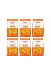 Yayla Glutensiz Vegan Fusilli Makarna 400 Gr x 6’lı Avantaj Paketi | Mısır & Pirinç