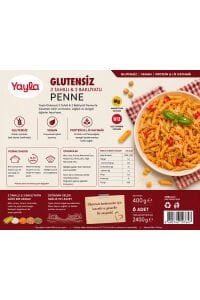 Yayla Glutensiz 3 Tahıllı & 2 Bakliyatlı Penne Makarna 400 Gr x 6’lı Avantaj Paketi | Protein & Lif Kaynağı