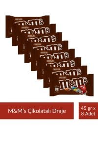 M&M's Çikolatalı Draje 45 gr x 8 Adet