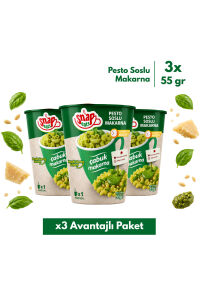 SNAPEATS BARDAKTA PESTO SOSLU ÇABUK MAKARNA 65G >x3