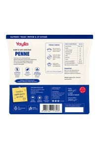 Yayla Glutensiz Mısır & Sarı Mercimek Penne Makarna 400 Gr x 6’lı Avantaj Paketi | Protein & Lif Kaynağı