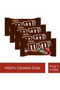 M&M's Çikolatalı Draje 45 gr x 4 Adet