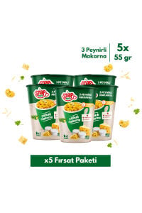 SNAPEATS BARDAKTA 3 PEYNİRLİ ÇABUK MAKARNA 65G >x5