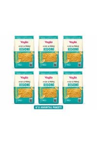 Yayla Glutensiz Vegan Risoni Makarna 400 Gr x 6’lı Avantaj Paketi | Mısır & Pirinç, Lif Kaynağı