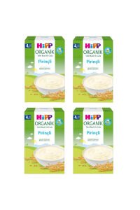 Organik Pirinçli Tahıl Bazlı 4 Ay Kaşık Maması 200 gr 4 Adet