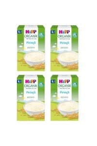 Organik Pirinçli Tahıl Bazlı 4 Ay Kaşık Maması 200 gr 4 Adet