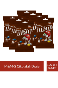 M&M's Çikolatalı Draje 100 gr x 8 Adet
