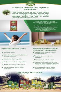 Kristal Natüral Sızma Zeytinyağı 5 Litre Teneke Kutu