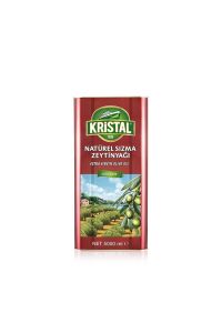Kristal Natüral Sızma Zeytinyağı 5 Litre Teneke Kutu