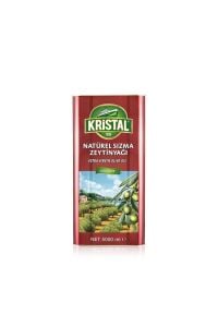Kristal Natüral Sızma Zeytinyağı 5 Litre Teneke Kutu