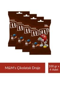 M&M's Çikolatalı Draje 100 gr x 4 Adet