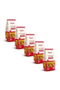 Yayla 3 Renkli Sebzeli Mısır ve Pirinç Fusilli Makarna 400 g x5