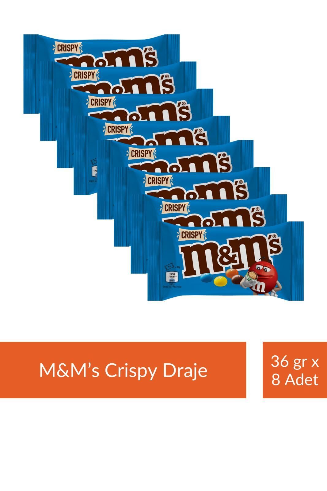 M&M's Crıspy Draje 36 gr x 8 Adet