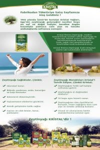 Kristal Riviera Zeytinyağı 5 Litre Teneke Kutu