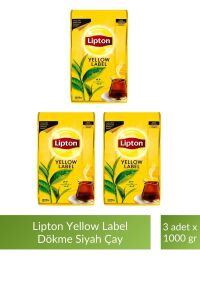 Lipton Yellow Label Dökme Siyah Çay 1000 gr x 3 Adet