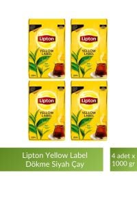 Lipton Yellow Label Dökme Siyah Çay 1000 gr x 4 Adet