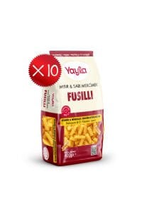 Yayla Mısır ve Sarı Mercimek Fusilli Makarna 400 g x 10