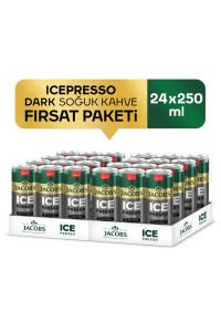 Jacobs Icepresso DARK 250 ml Soğuk Kahve x 24 Adet